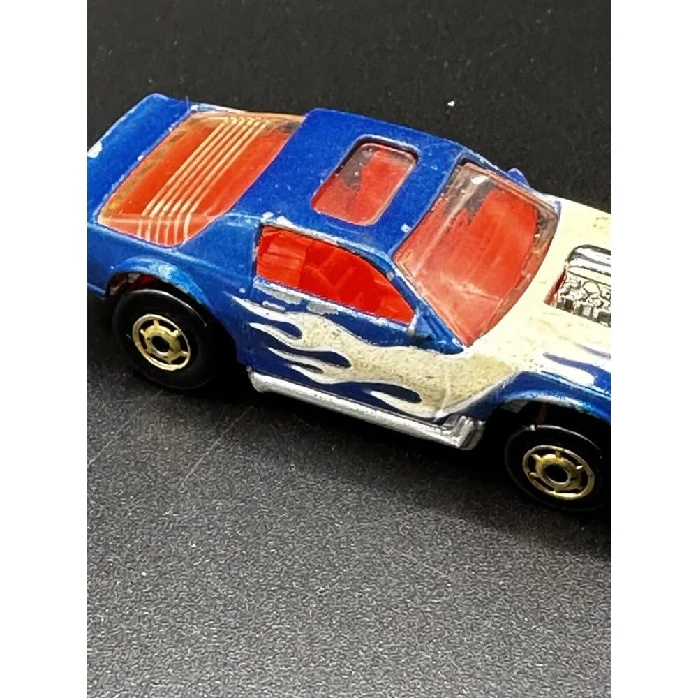 Hot Wheels Blown Camaro Z28 1987 Glow in Dark Tampo Turbotrax Vtg Turbo Glo RARE